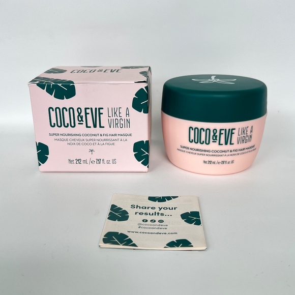 Coco & Eve Like A Virgin Super Nourishing Coconut & Fig Hair Masque 7.17oz - New - Picture 1 of 3